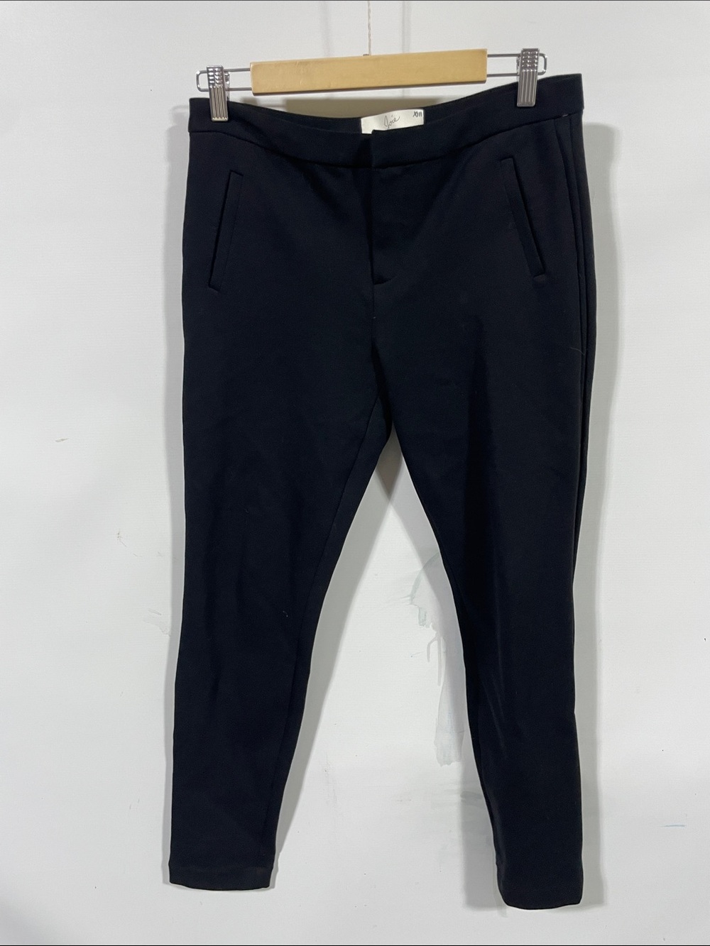 Joie Black Straight-Leg Ponte Pants